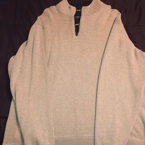 Daniel Cremieux Tan Zip pullover XXL